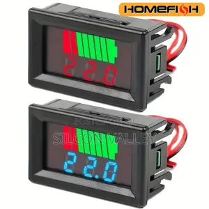 Dc 12v-60v Led Lead-Acid, Lithium Battery Charge Level Indicator