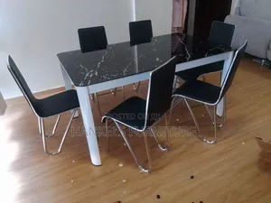 Luxury 6 Seater Dining Table With Comfortable Chairs