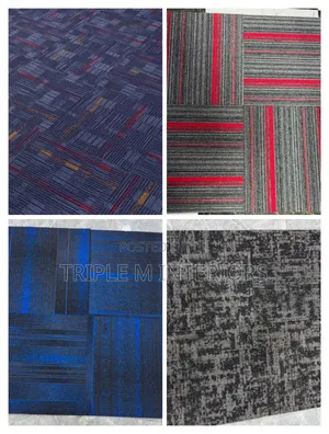 Stylish Modern Heavy Gauge Tiles Carpet