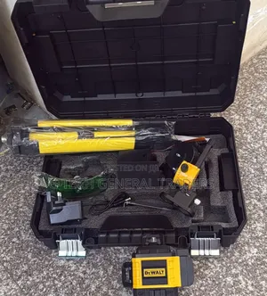 Dewalt Laser Level Kit With an Adjustable Tripod Stand.