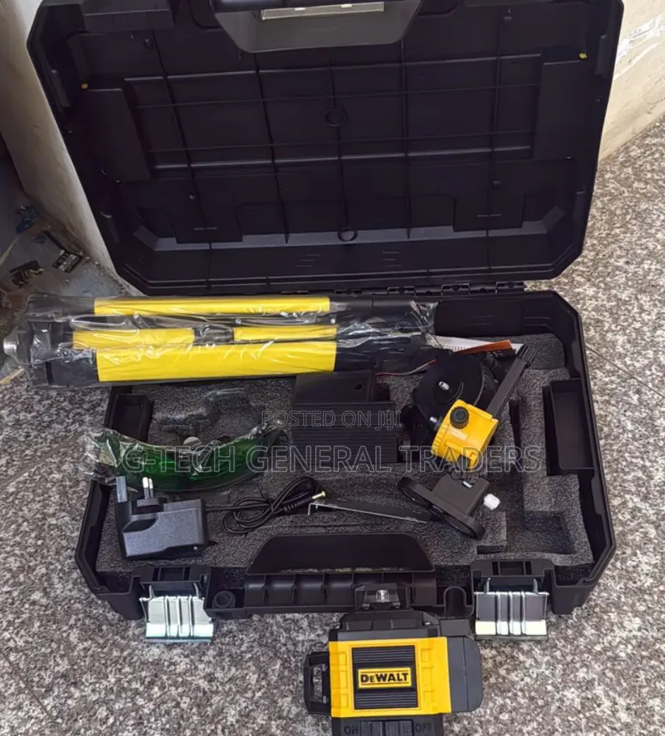 Dewalt Laser Level Kit With an Adjustable Tripod Stand.