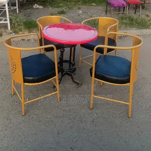 Restaurant Set With Gold Coated Frame 