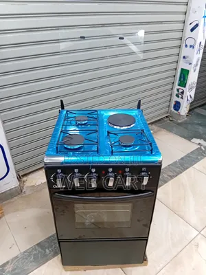 Olelon 50*55 Standing Cooker – 3 Gas + 1 Electric