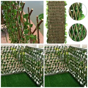 Foldable Artificial Ivy Fence – Expandable Privacy Panel for Home