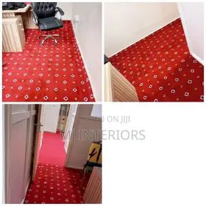 Thick Red Vip Wall to Wall Commercial Carpet