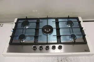 5 Burner Infrared - Roch Inbuilt Hob Cooker 90cm Stainless Finish