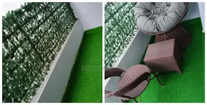 Balcony Privacy Artificial Fence – Green Ivy Wall Covering Roll