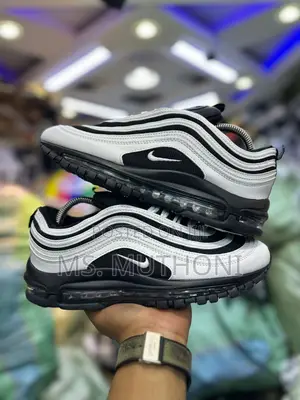 Nike Airmax 97 Og“ White Black“ Quality Leather  Size 38-45