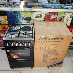 Electromate 50x55cm 3+1 Standing Cooker Compact Freestanding Cooker