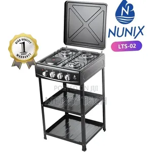 Nunix LTS-02 3+1 Cooker Gas Electric Cooker With Shelf