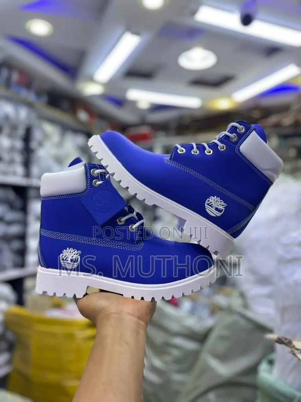 Timberland Boot Waterproof “Red/ Blue / Grey Size 39-45