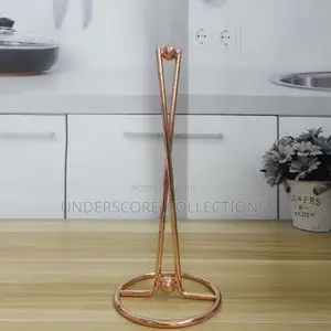 Vertical Iron Paper Towel Holder (3 Different Colors)
