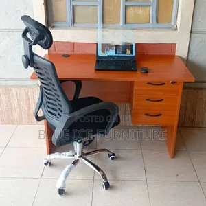 Office Premium Desk With Headrest Chair Swivel