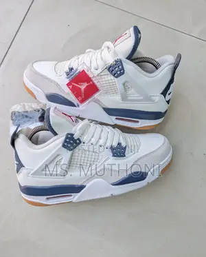 J4 Nike Sb X Air Jordan 4 "Navy" Sneakers Size 39-45