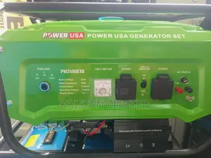 Power Usa W2500exe Petrol Generator3.0 Kva/2.8kva Key Strart