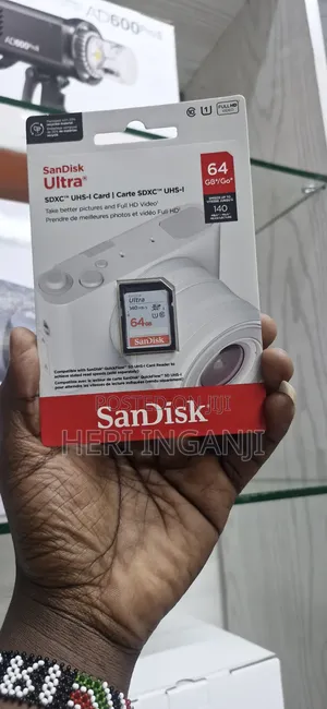 Sandisk 64gb Ultra SDXC Uhs-I Memory Card - 120mb/S,