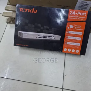Tenda 24 Port Smart Poe CCTV Switch 250w
