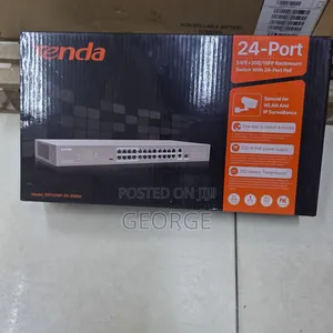 Original Tenda Tef1126p 24 Port Poe Switch