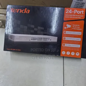 Tenda 24 Channel Poe Switch With Uplink