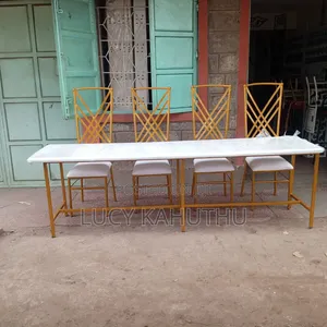 Event Chairs White and Gold