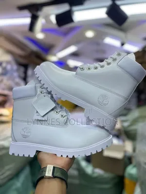 Timberland Waterproof White Boots - Premium Casual Outdoor Shoes