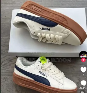 Puma Indoor Og Navy Blue - Classic Retro Sneakers