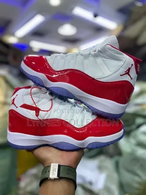 Jordan 11 Red Cherry - Classic Retro Basketball Sneakers