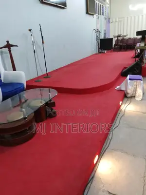 Soft Touch Maroon Red Delta Worship Carpet