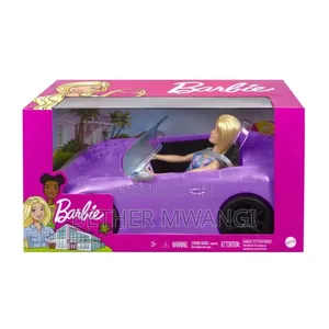 Barbie Convertible Car With Doll