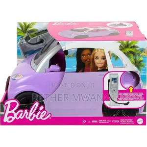 Barbie Electric Vehicle With Charging Station