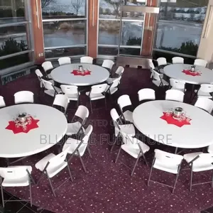 Foldable Event Table and Chair Combo
