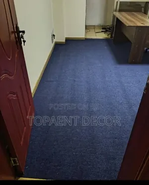 Office Delta 4mm Thick Wall to Wall Navy Blue Office Carpets