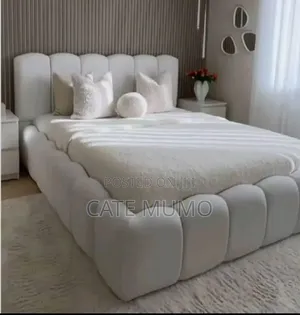 A White Bubble Bed