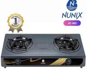 *Nunix 2burner Stainless Steel Cooker