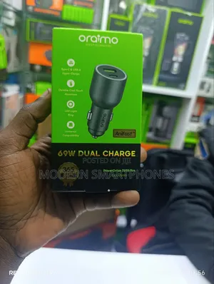 Oraimo 69w Dual Charge Type C Car Phone Charger
