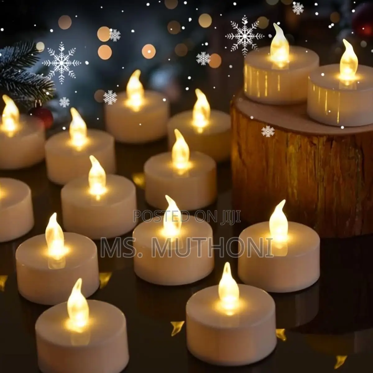 Battery-Operated Led Tea Light Candles.
