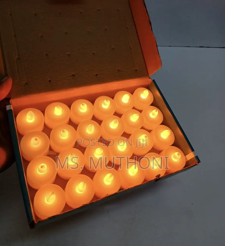 Battery-Operated Led Tea Light Candles.