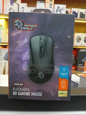 This Is Porodo Gaming Blackhawk 8d Wired Gaming Mouse (Model Pdx318).