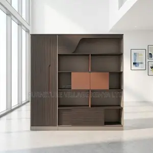 Imported Office Executive Two-Tone Wall Unit