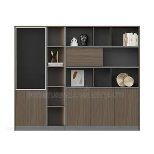 Imported Office Executive Two-Tone Wall Unit