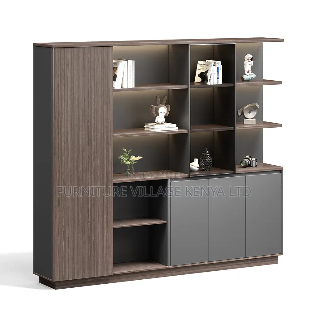 Imported Office Executive Two-Tone Wall Unit