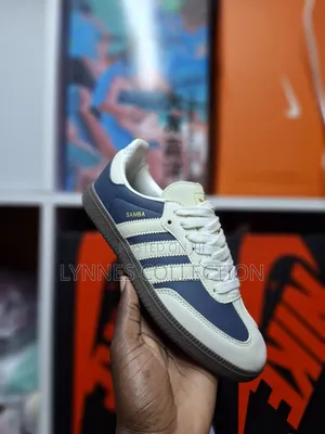 Adidas Samba Single Sole Blue/White - Classic Retro Sneakers