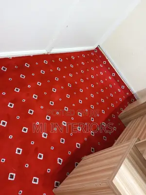 Premium Vip Office Carpet Wall to Wall Dotted Red