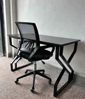 Classic Durable Study Desk and Office Mesh Chair