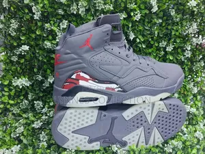 Jordan 6 Retro Black/Gray - Classic Basketball Streetwear Sneakers