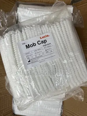 White Disposable Non-Woven Hairnets | Nurse Caps