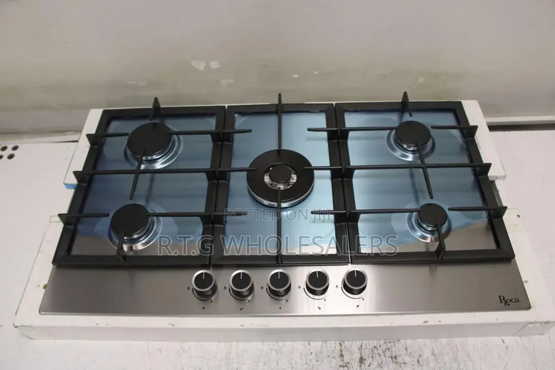 Roch 90cm Built-in Gas Hob 5 Burner Stainless Steel