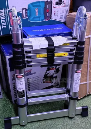 Double Aluminum Telescopic Ladder 1.9m by 1.9