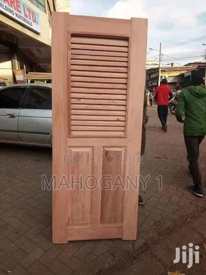 Half Louvre's Mahogany Doors