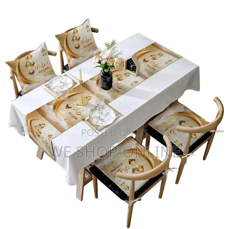Islamic Table Set(Runner and 4 Pillow Cases)